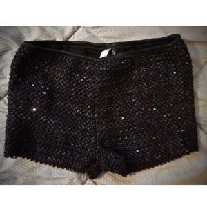 Black Jeweled Shorts Size S